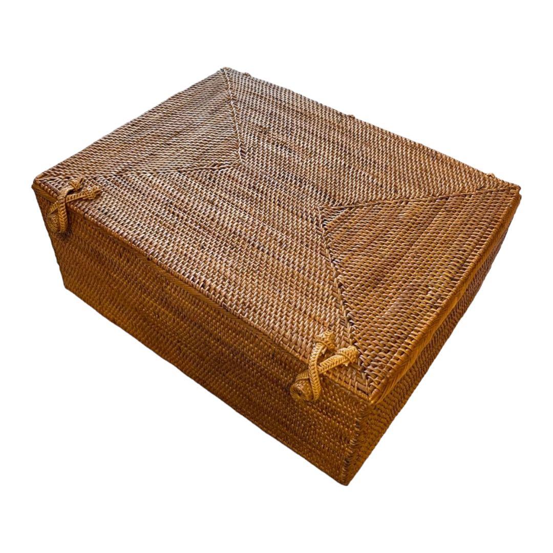 大きなアタかご蓋つき