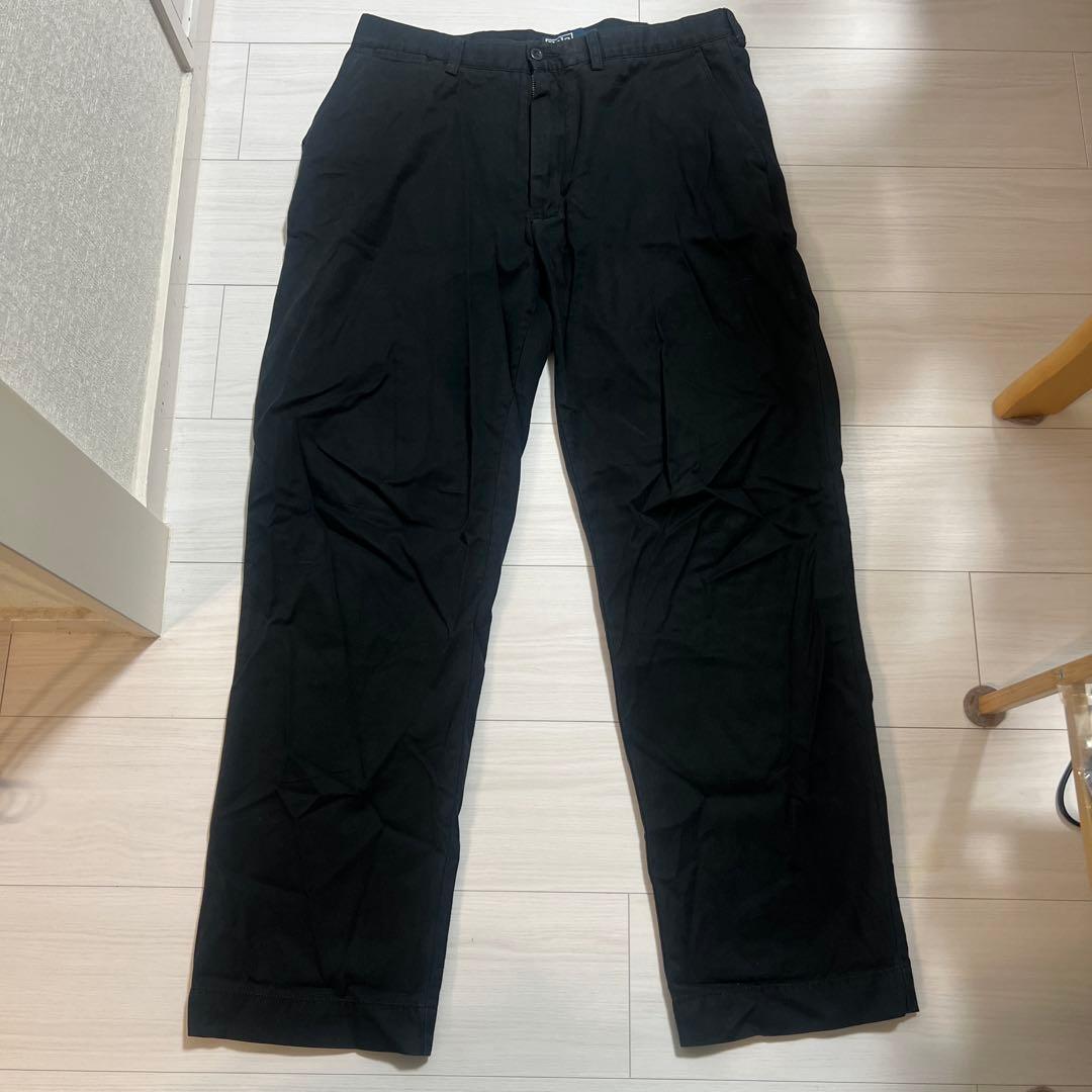 Polo by Ralph Lauren 黒チノ　ブラック w34l30 90s