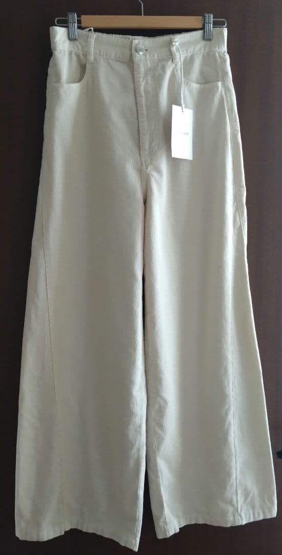 23区【滝沢眞規子さん着用/洗える】コットン コーデュロイ ワイド パンツ