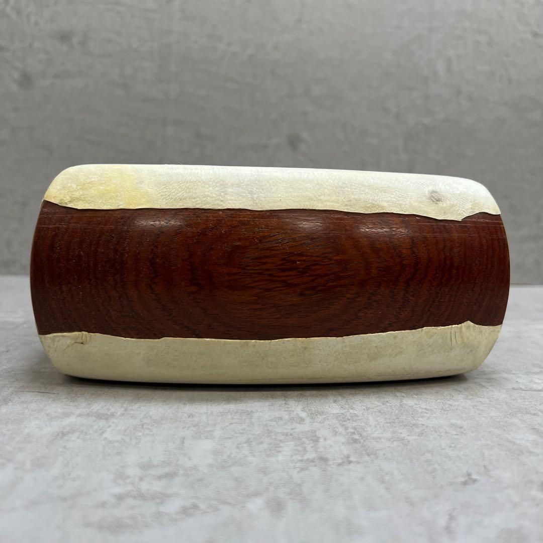 高級品　津軽三味線用　子持ち綾杉胴　和楽器　23㎝×24㎝　約1537g