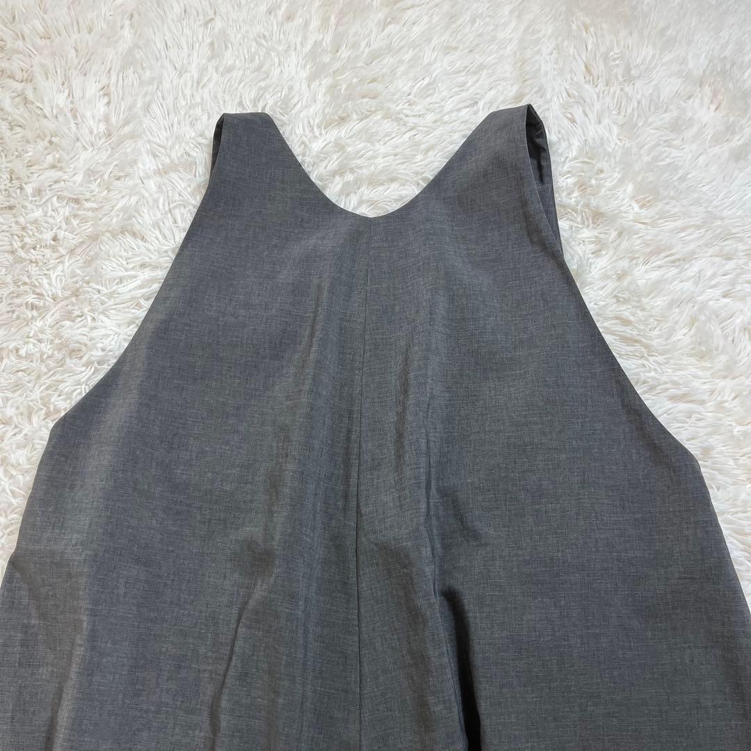 NO CONTROL AIR ジャンパースカート グレー ロングワンピース