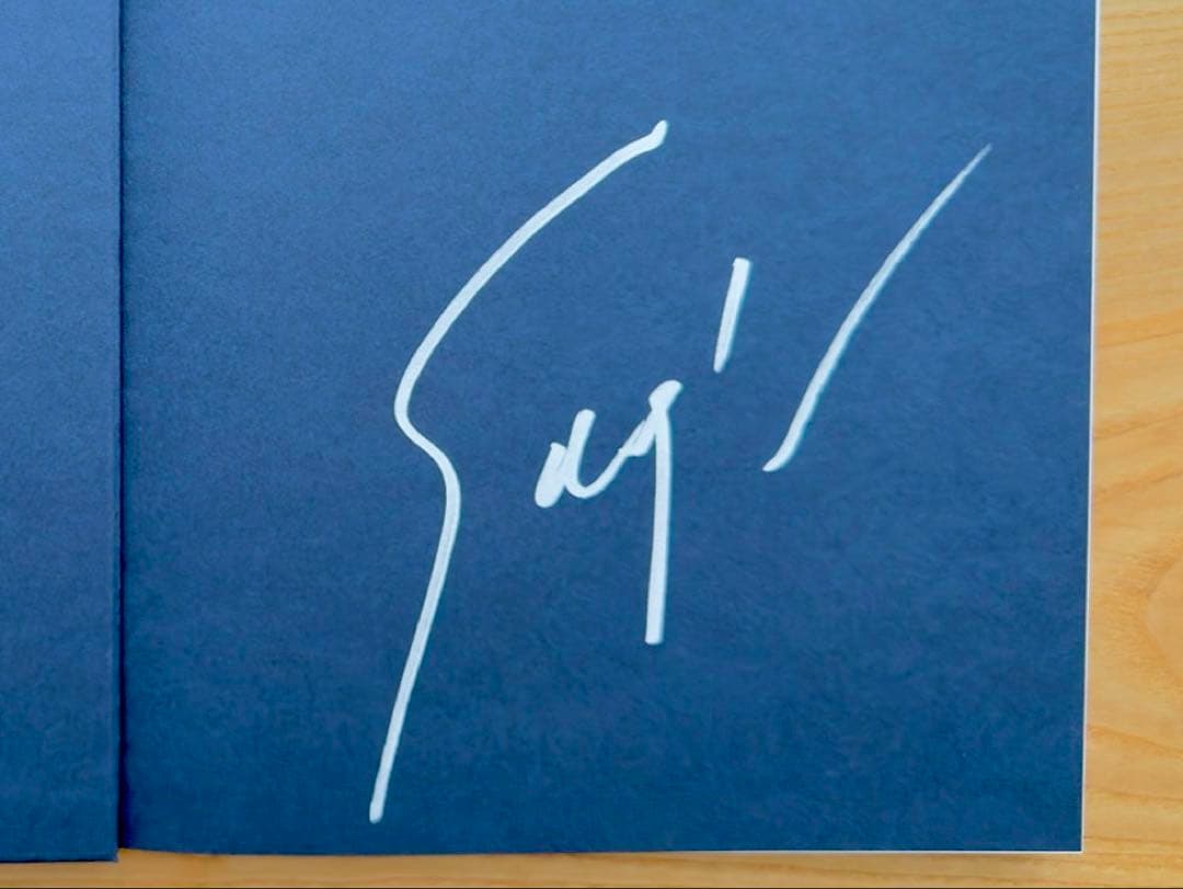 杉本博司 Hiroshi Sugimoto 瑠璃の浄土 直筆 サイン 入り