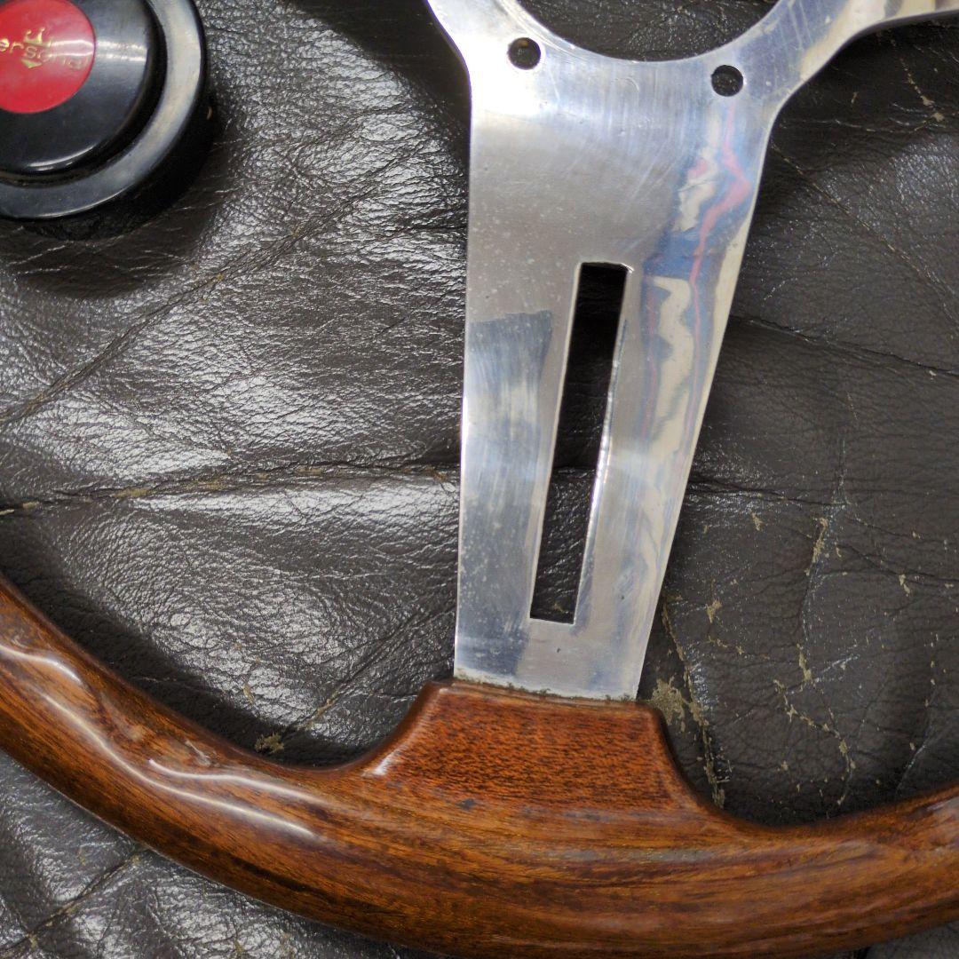 さ*ら様 美品　personal　ウッドステアリング　39%　当時物　パーソナル