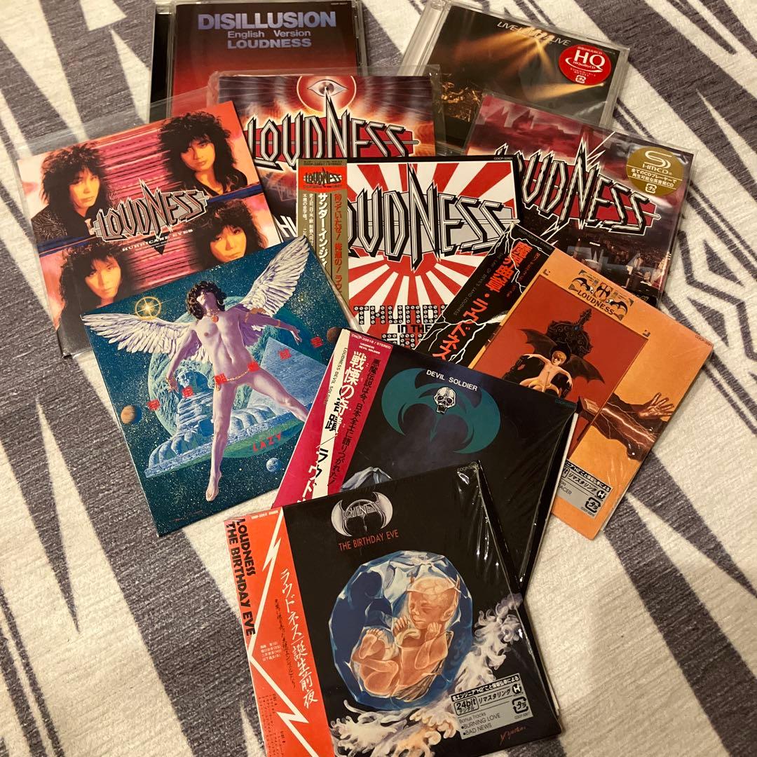 LOUDNESS CD・ボーナストラック付き紙ジャケ、その他リマスタリング仕様