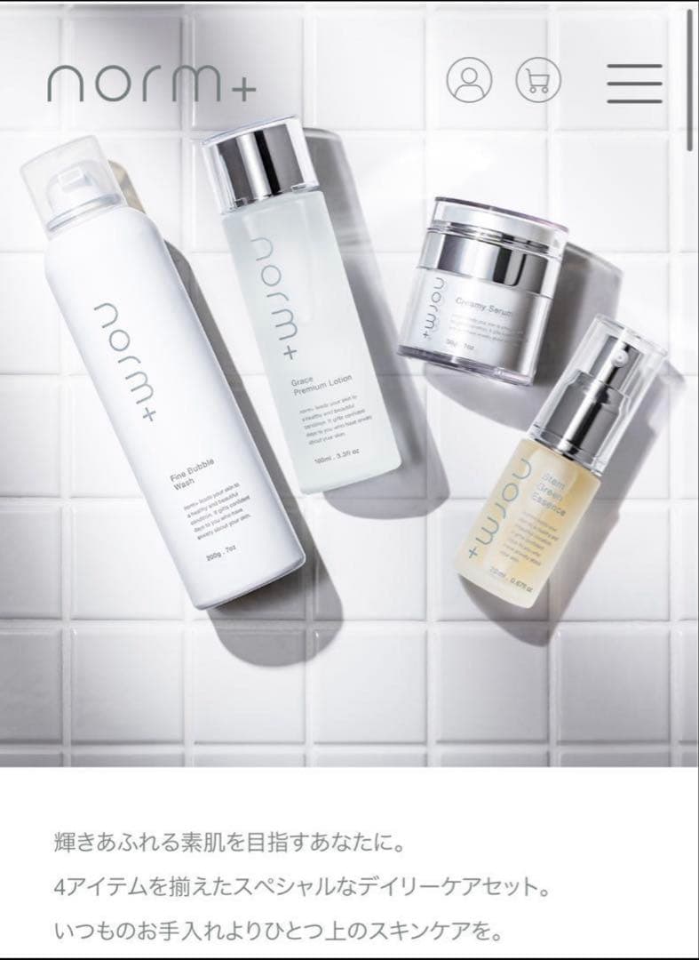norm＋ デイリーケア4点セット ノームプラス