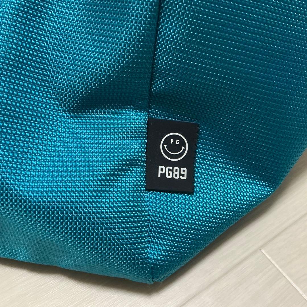 PEARLY GATES 大型トートバッグ 美品 ターコイズ