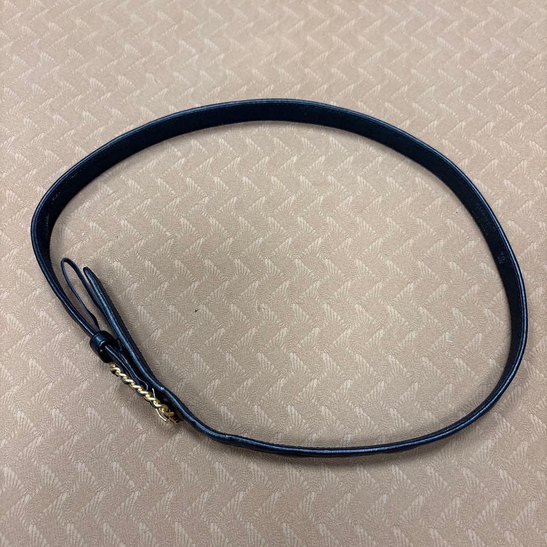 CHANEL ブラック キルティングベルト