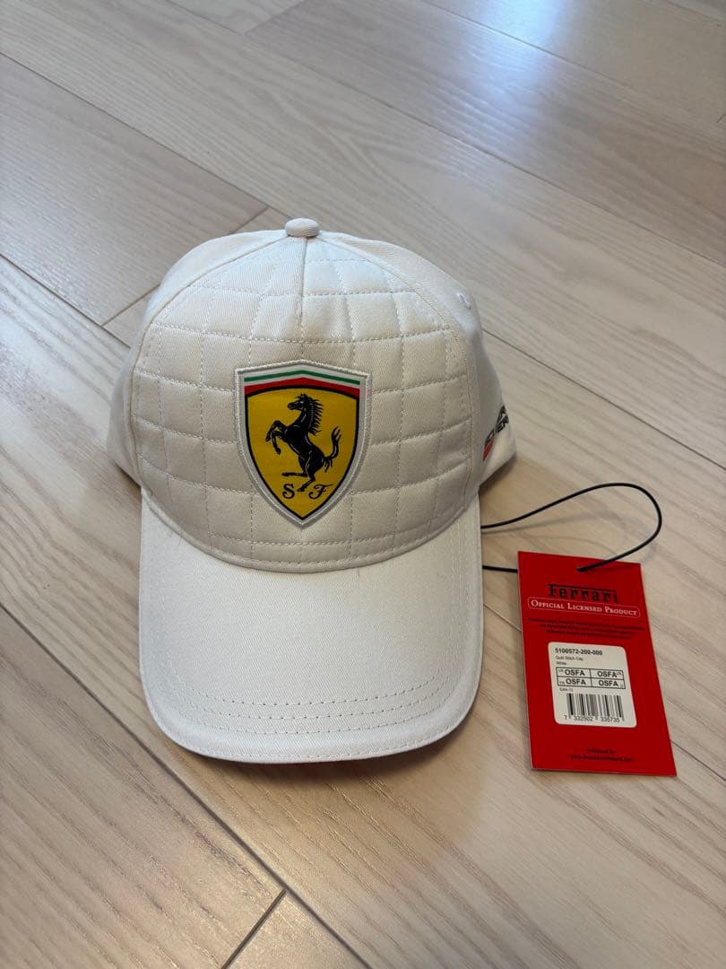 【新品未使用】フェラーリ F1 キャップ 2016年メキシコグランプリ（白）