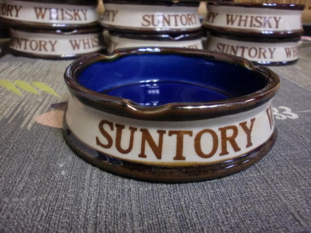 SUNTORY サントリーウイスキー　新品・灰皿 12個セット　昭和レトロ
