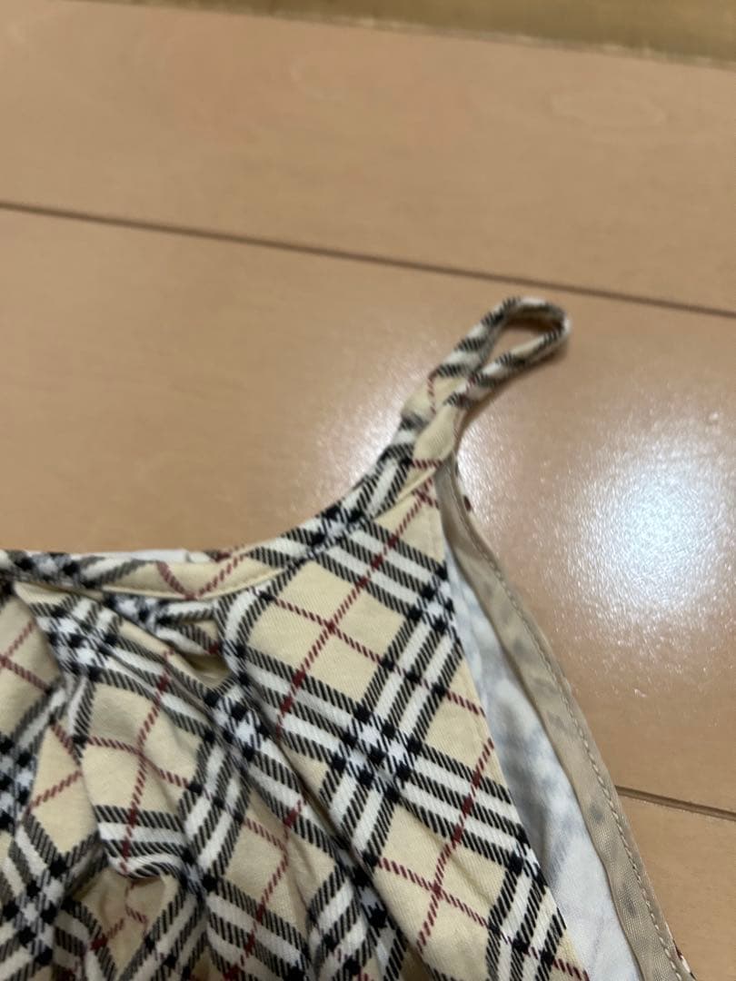 バーバリーブルーレーベル　チェック柄キャミソール 38