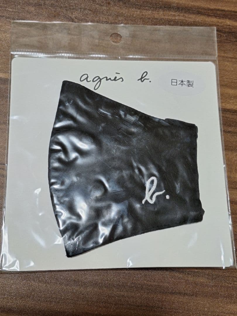 【新品未使用】アニエスベー agnes b. マスク 日本製 黒