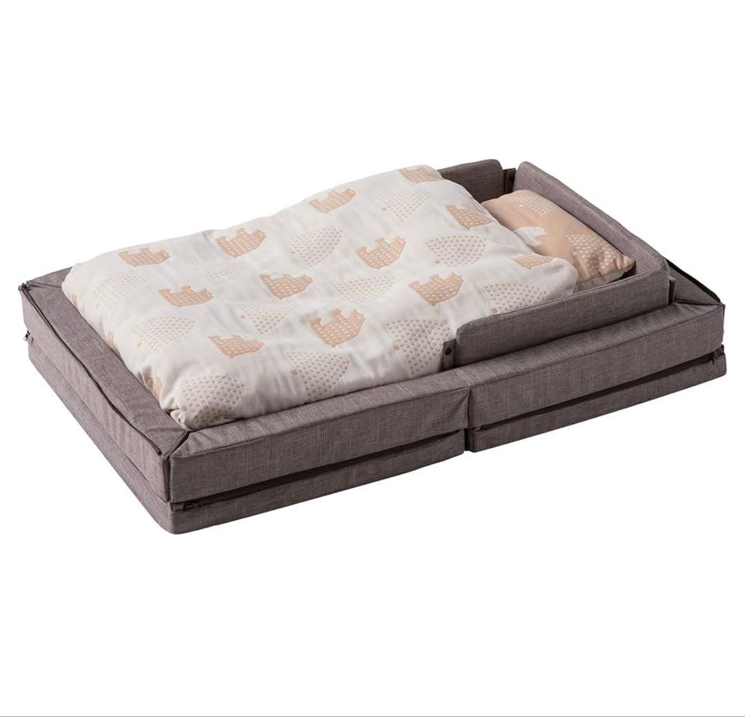 ファルスカ　コンパクトベッド　Free メランジブラウン