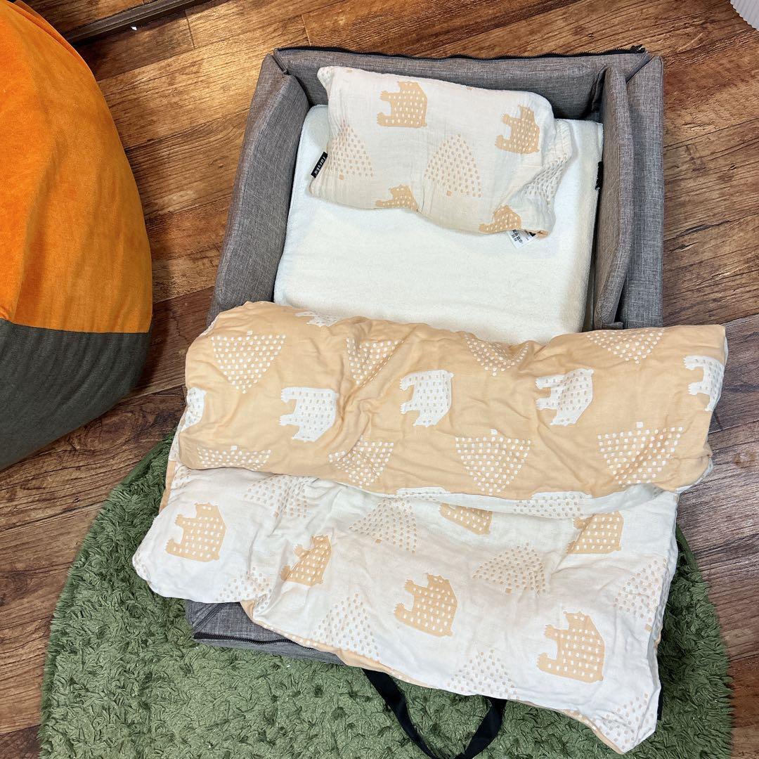 ファルスカ　コンパクトベッド　Free メランジブラウン