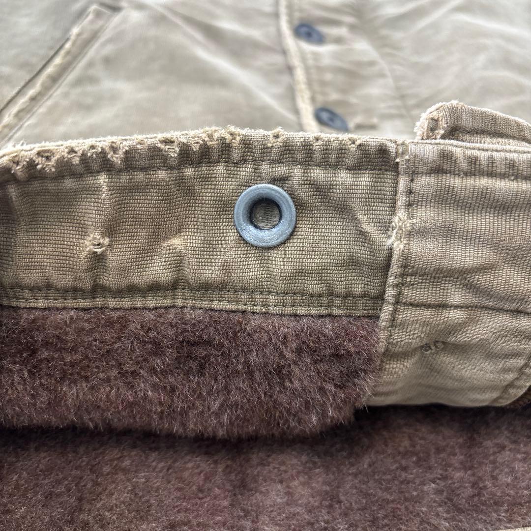 た*ま様 【希少】 40s USN 実物 N-1デッキジャケット【ジップ破損】