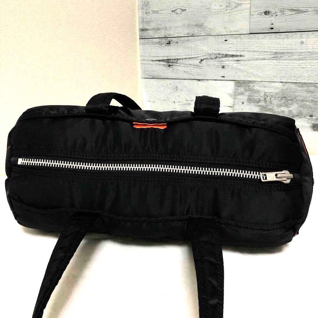 極美品✨希少 ポーター タンカー ダッフル ミニボストンバッグLドラム ブラック