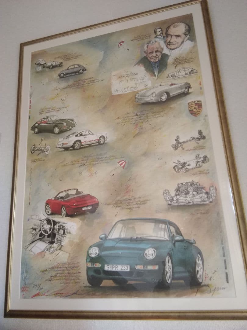 ポルシェ911 記念イラスト