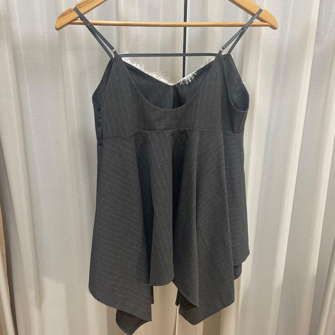 トップス POPPY HANDKERCHIEF HEM LACE CAMI TUNIC