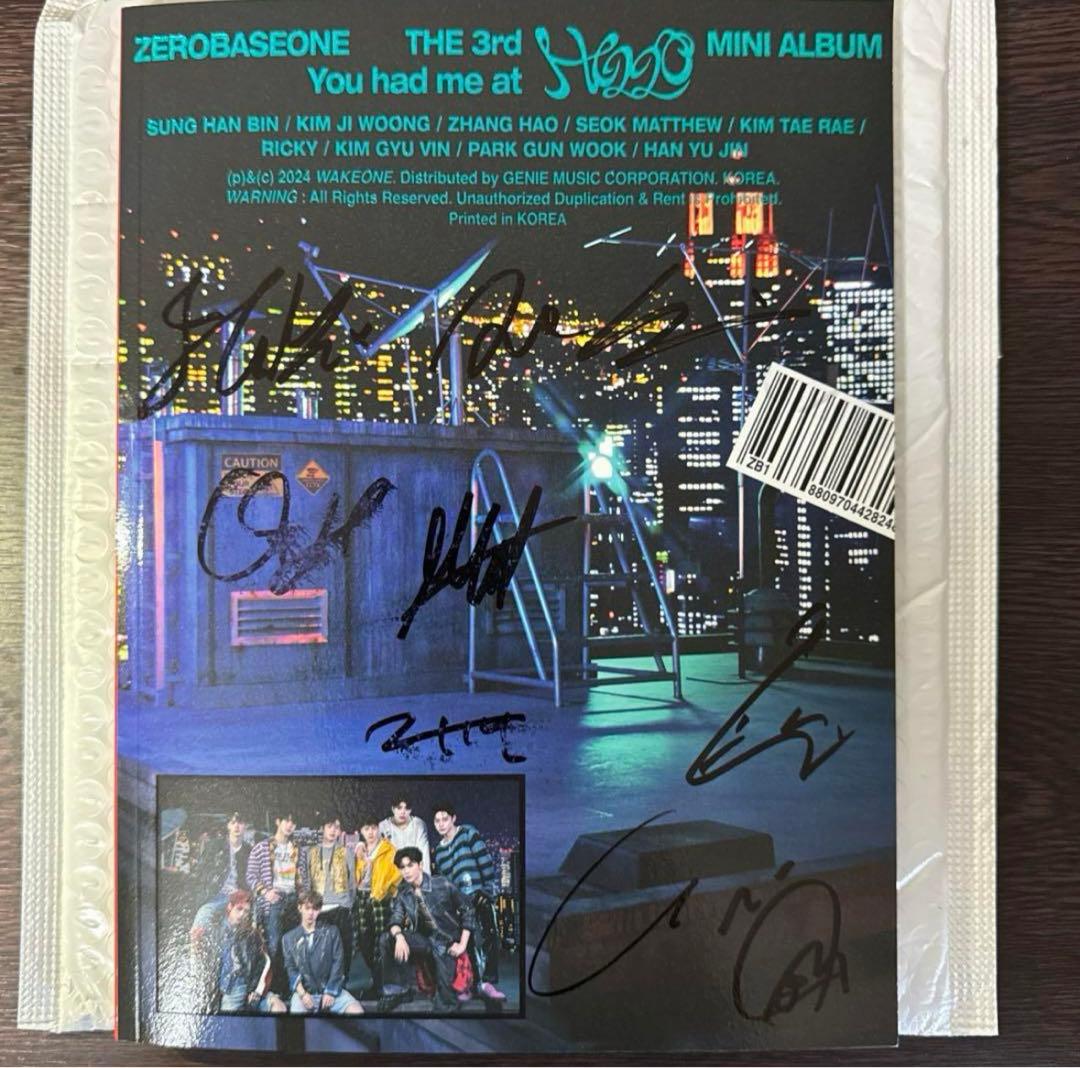 ZEROBASEONE You had me at HELLO サインアルバム
