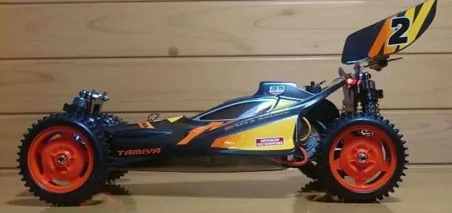 田宮トップフォースEVO.前後LEDライト付＆プロポバッテリー充電器完成品セット