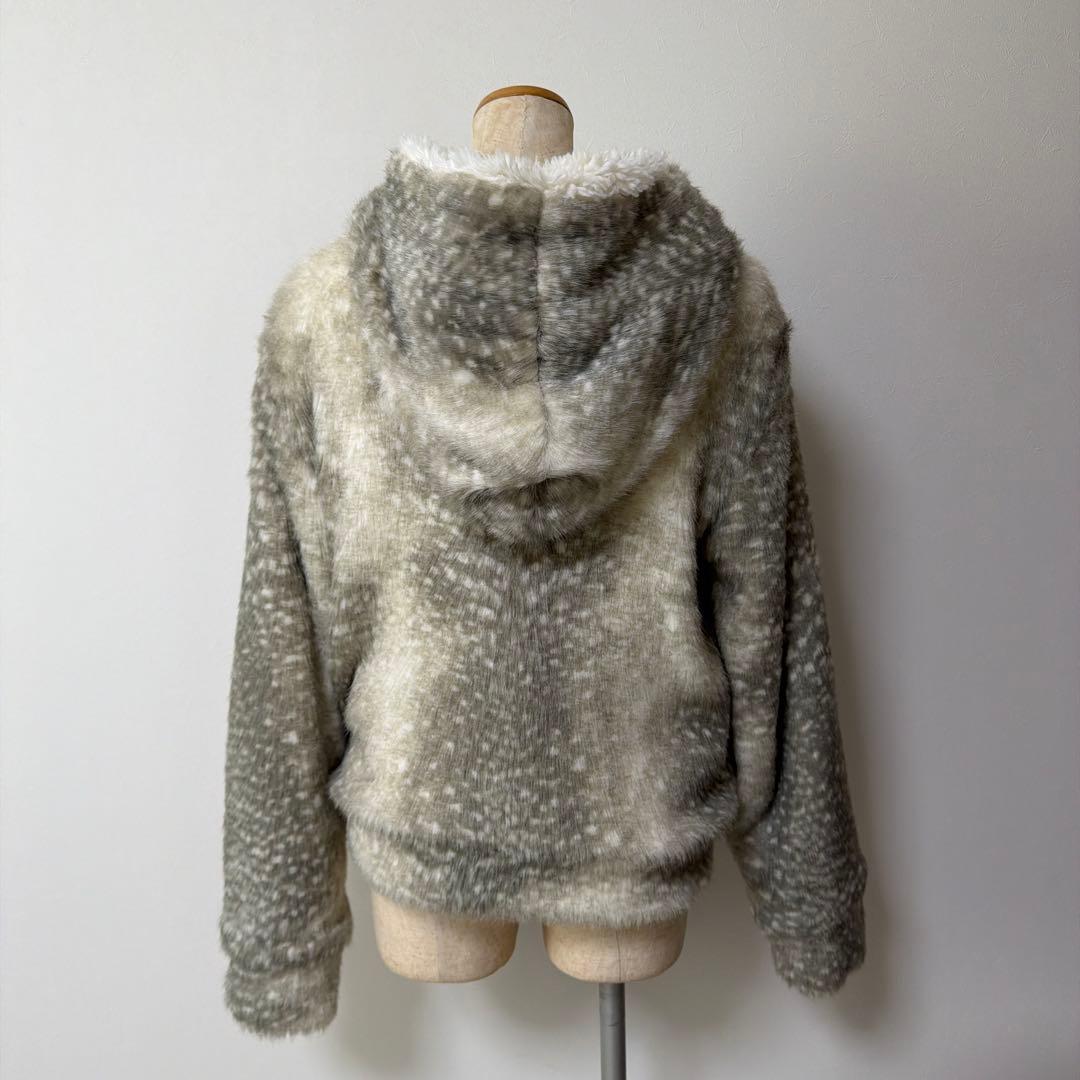 希少　完売　美品　ツモリチサト ゴマアザラシ　ファーブルゾン　パーカー　正規品