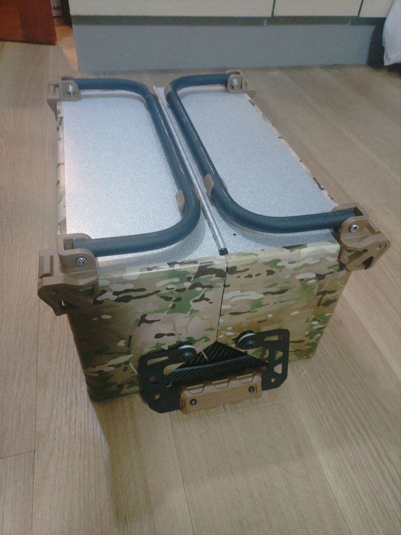 スノーピーク　シェルフコンテナ25 カスタム　 マルチカム　クラックトップ