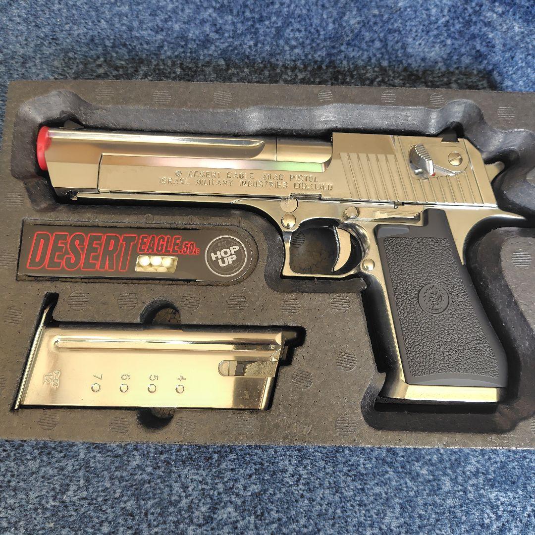 美品　東京マルイ DESERT EAGLE .50AE クロームステンレス