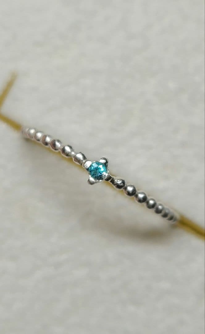 ★ブラジルバターリャパライバトルマリンリングSV925★