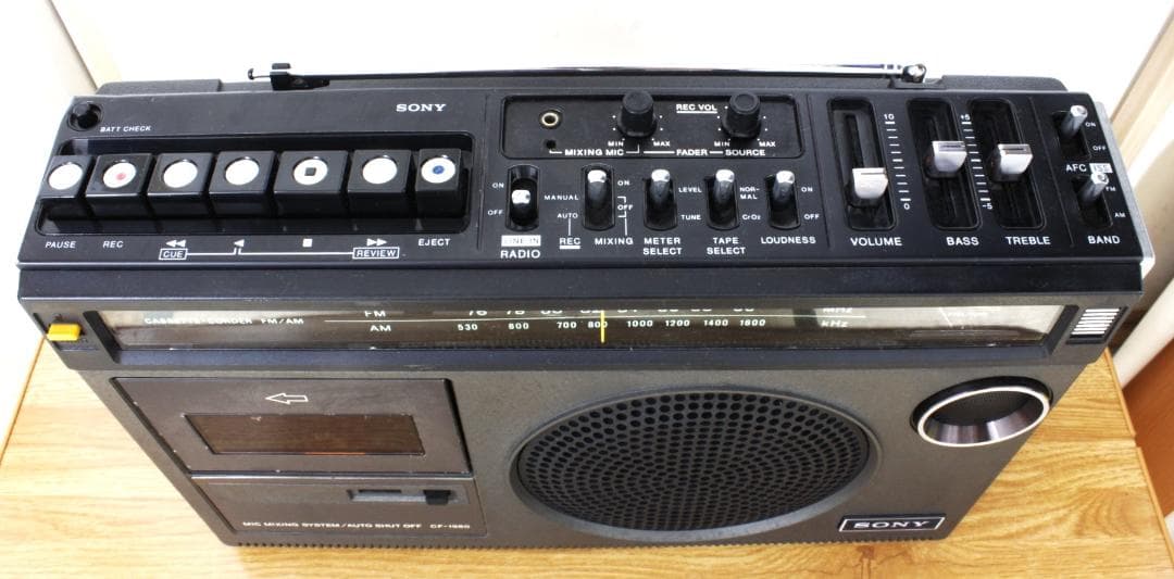 ♪SONY CASSETTE-CORDER FM/AM CF-1980【06】♪