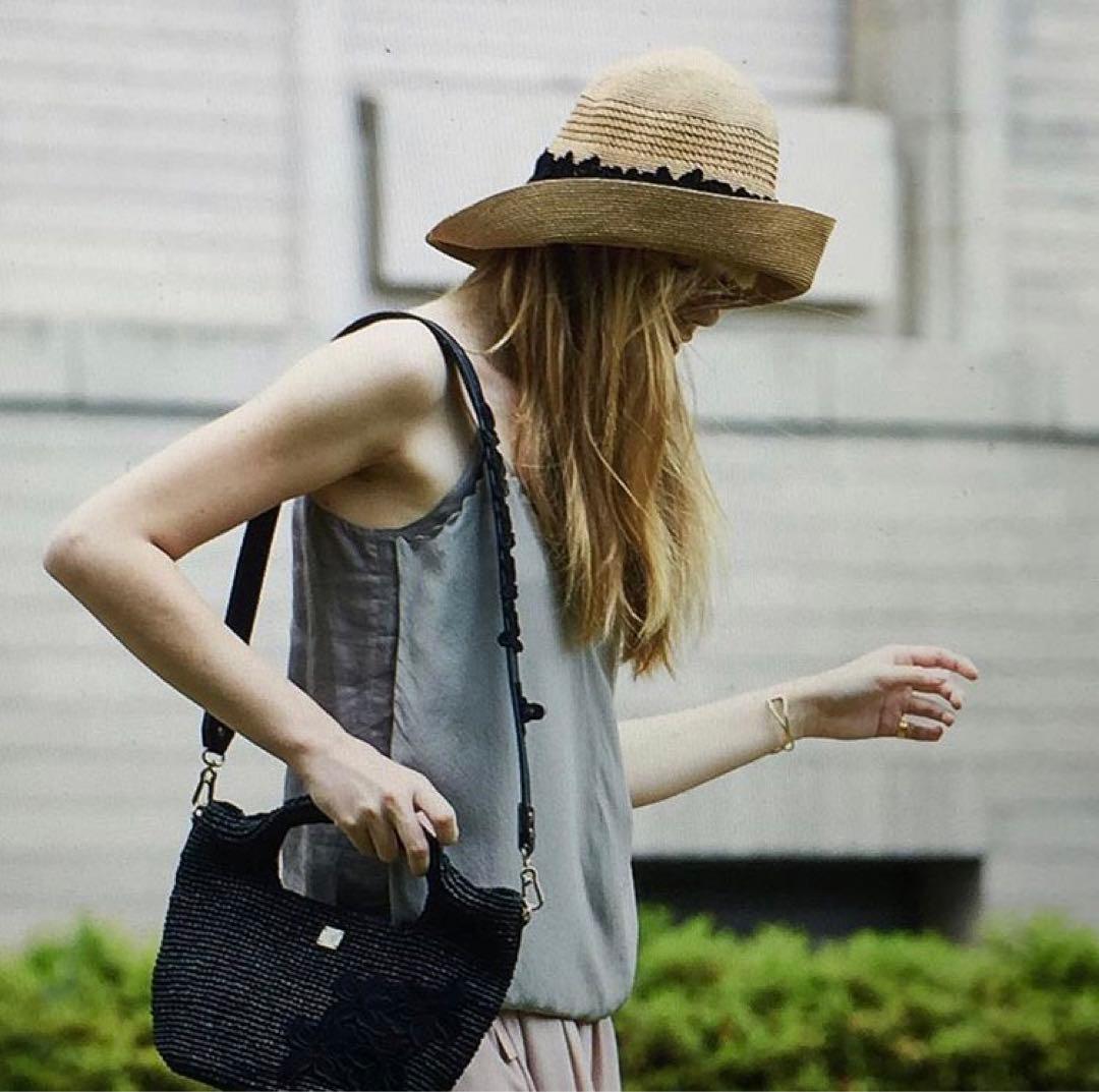 アシーナニューヨーク アマンダ ガーランド ネイビー　レース