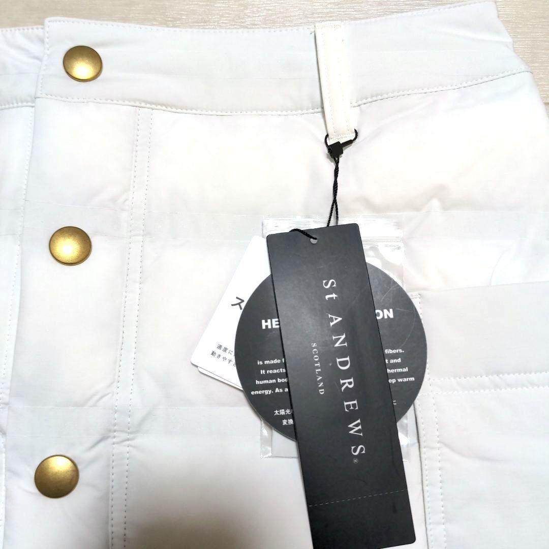 再再再値下新品　セントアンドリュース　中綿スカートL　白ホワイト定価33000円