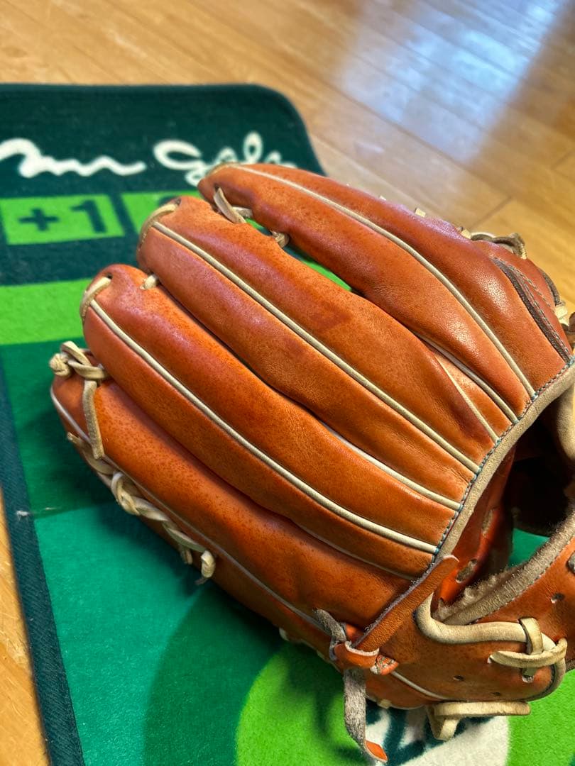最終値下げ　★即実践可能★ 久保田スラッガー　硬式　外野　グローブ　オレンジ