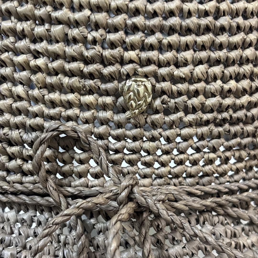 ヘレンカミンスキー　プロバンス10 ラフィア ハット 麦わら帽子　グレージュ