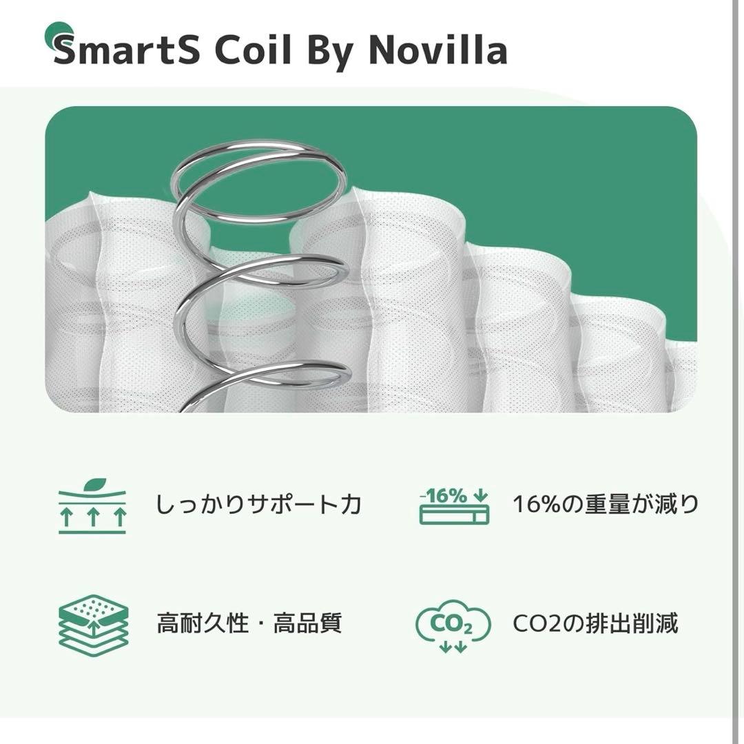 マットレス ダブル 極厚20cm 硬め ポケットコイル 硬さ180N 高反発