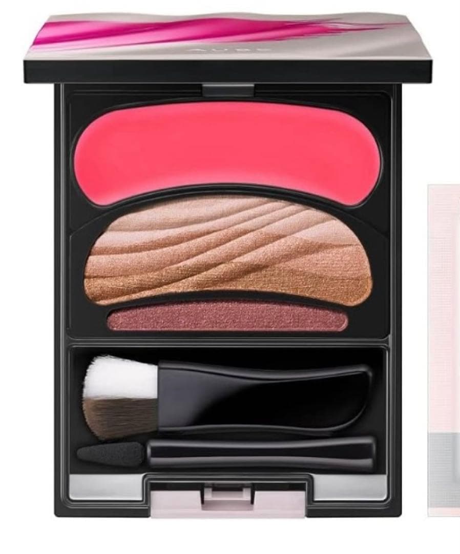 【即日発送】2個セット　花王　オーブ　ブラシひと塗りシャドウ N15 レッド系