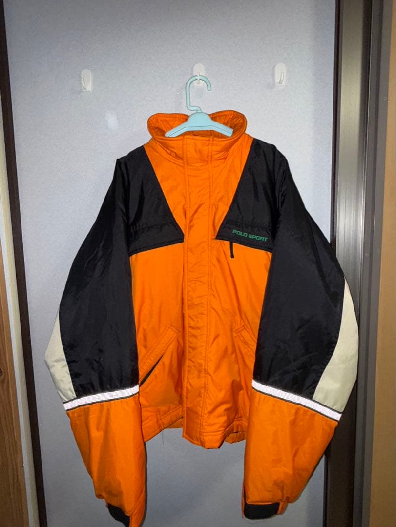 POLO SPORT ナイロン生地ジャケット　オレンジ ポロスポーツ