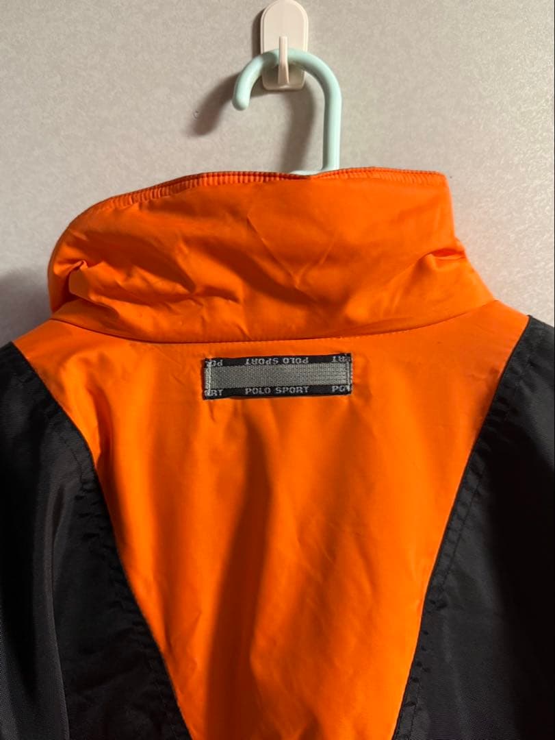 POLO SPORT ナイロン生地ジャケット　オレンジ ポロスポーツ