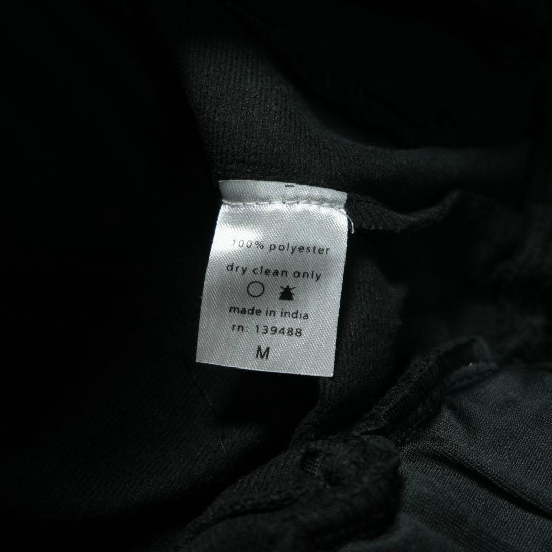 mnml カーゴパンツ ジャージ生地 ドリップ UKドリル ブラック ジョガー