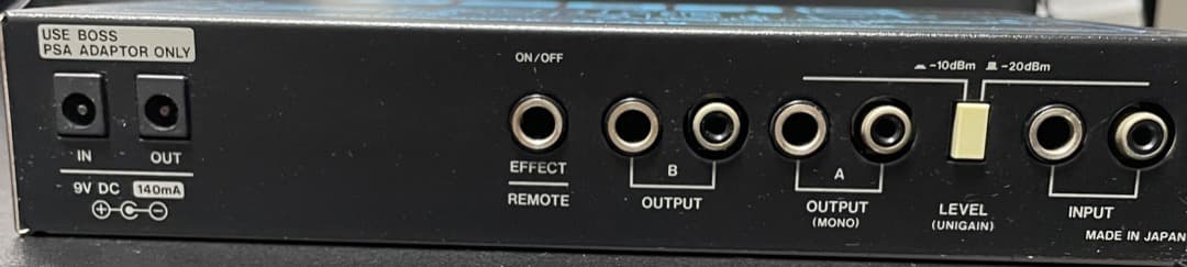 ギター BOSS RRV-10 DIGITAL REVERB