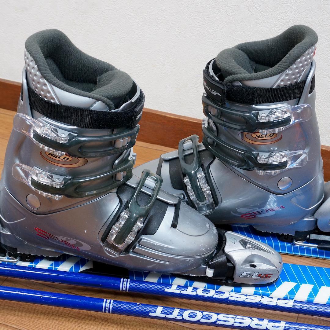 メンテ済 140cm 靴24cm CARVING カービングスキーセット