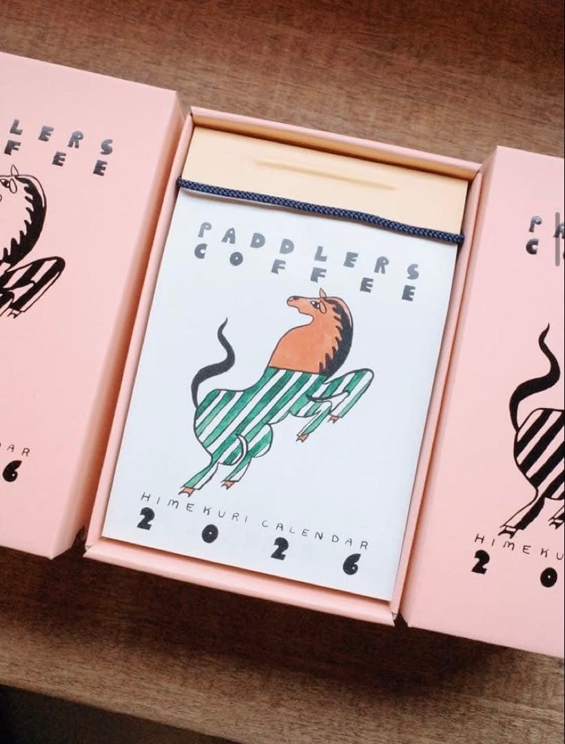 カレンダー・スケジュール PADDLERS COFFEE HIMEKURI CALENDAR 2026