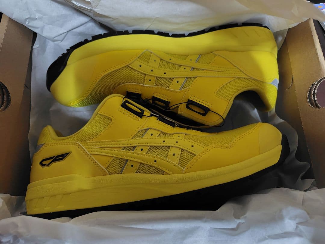 WINJOB CP209 イエロー 安全靴 限定カラー 28cm