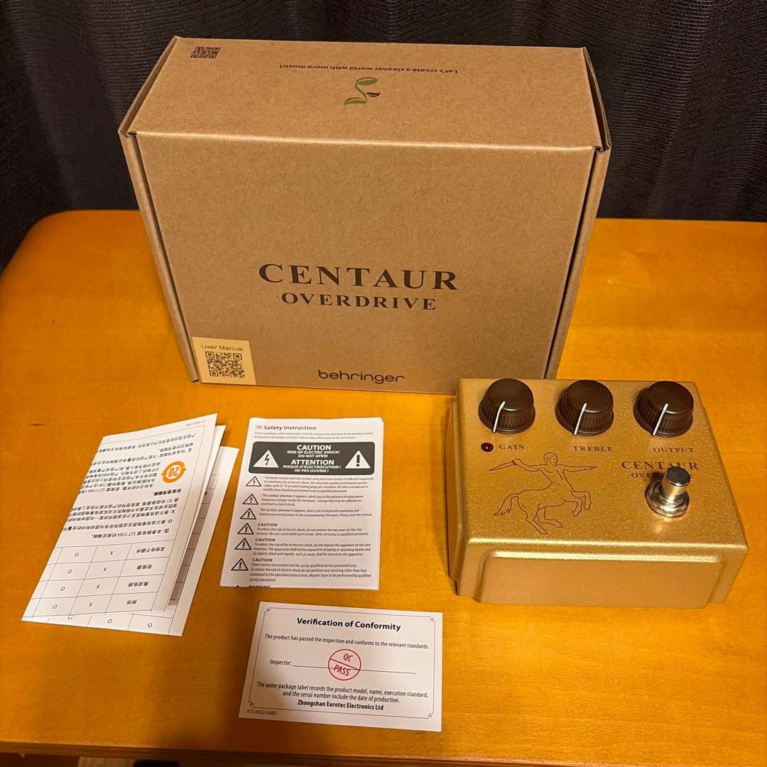 BEHRINGER オーバードライブ CENTAUR 旧デザイン
