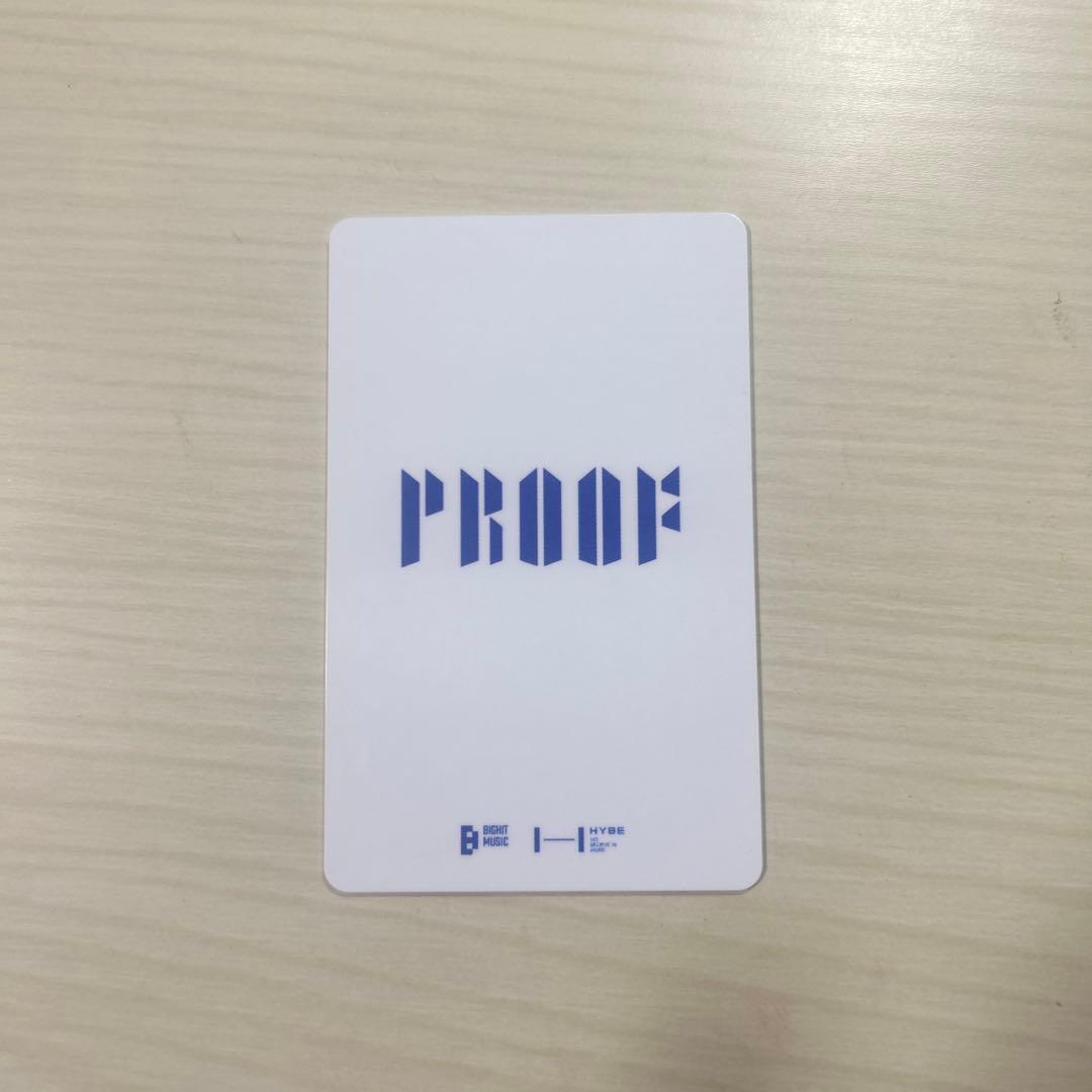 BTナムジュン Proof トレカ