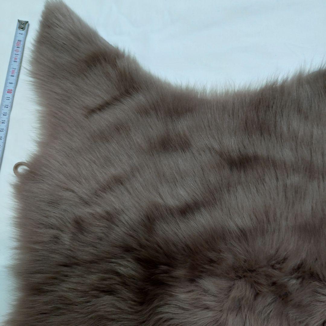 KARL DONOGHUE・羊皮・ムートン・ケープ・ネックウオーマー・膝かけ