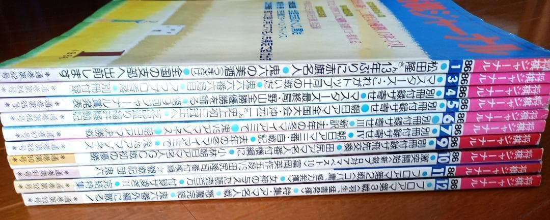 ど*。様 『将棋ジャーナル』昭和61年 1986年 10冊