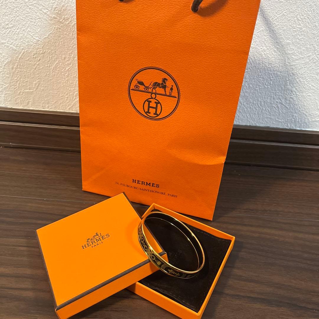 HERMES エルメス ゴールドバングル