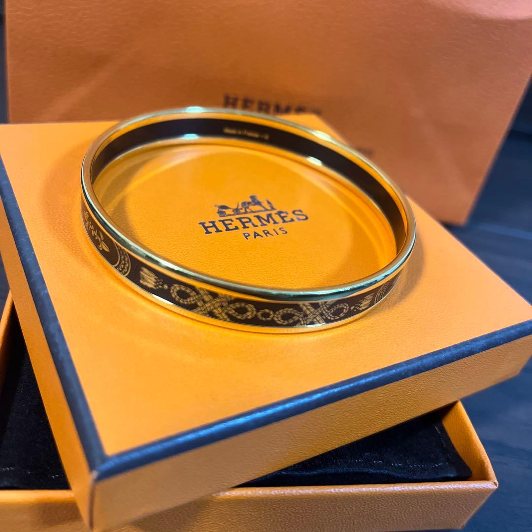 HERMES エルメス ゴールドバングル
