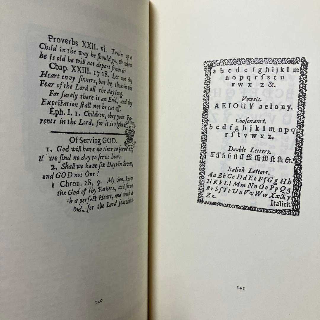 復刻版　英語洋書　ニューイングランド初等読本