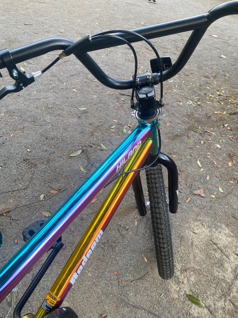 BMX レインボー マルチカラーバイク 20インチ 子供用 大人用 本体