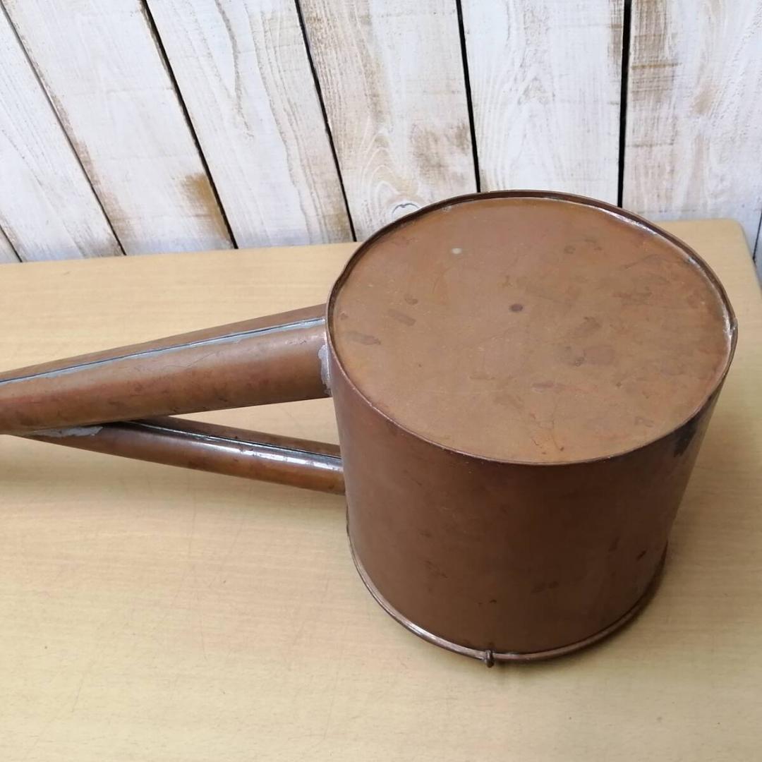 銅製　ジョウロ　如雨露　盆栽　水やり　ガーデニング　園芸　アンティーク